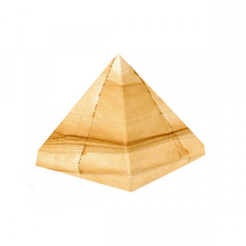 Pakistan Onyx Pyramid, Paesina 4x4cm