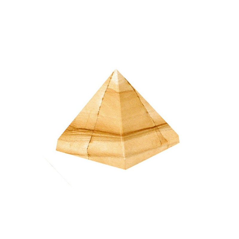 Pirâmide Ônix Paquistão Paisina 4x4cm Pirâmide Ônix Paquistão Paisina 4x4cm