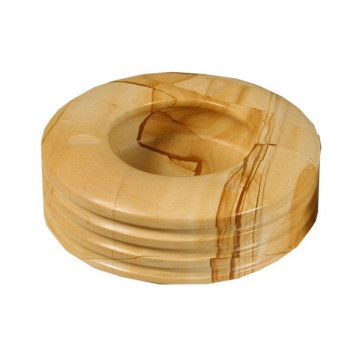 Pakistan Onyx Ashtray, Paesina 15x15x5cm