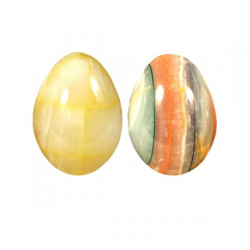 Pakistan Onyx Egg, Colored 8cm