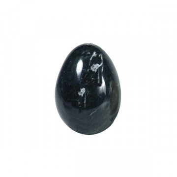 Pakistan Onyx Egg, Black 8cm