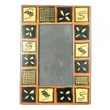 Kenyan Soapstone Photo Frame ochre 15x20cm