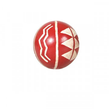 Kenyan Soapstone geometric ball 5cm