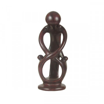 Kenyan Soapstone Abstract Mother/Twins assorted 20cm