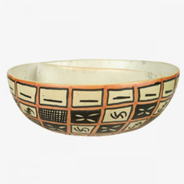 Bowl division Pierre savon Kenya fleurs ocre 15cm