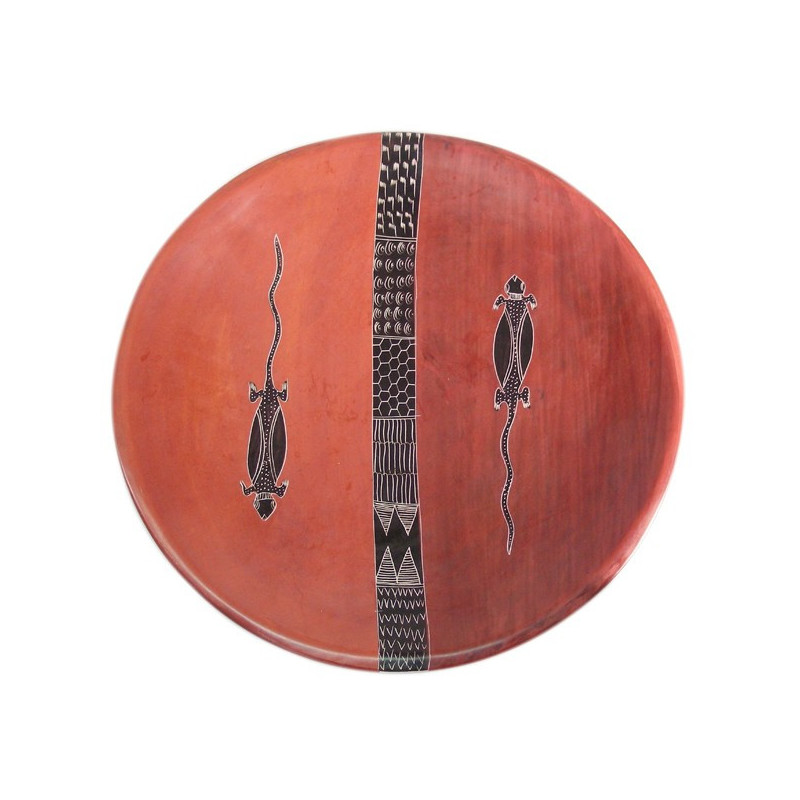 Bowl P, assort. Lézard, nar-marron 40cm Bowl P, assort. Lézard, nar-marron 40cm