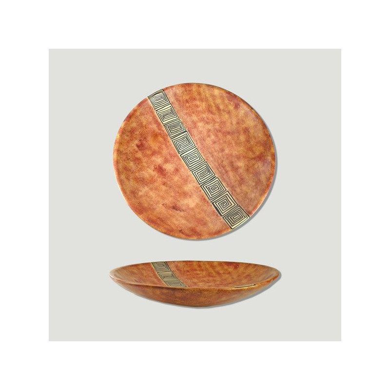 Bowl Pierre Savon Kenya. Modèle Spirale orange. 4 Bowl Pierre Savon Kenya. Modèle Spirale orange. 4