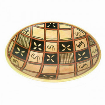 Bowl Pierre savon Kenya fleurs ocre 40cm