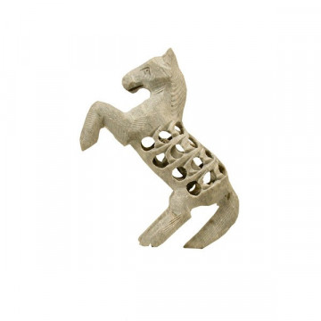 Soapstone matt horse 10 cm.