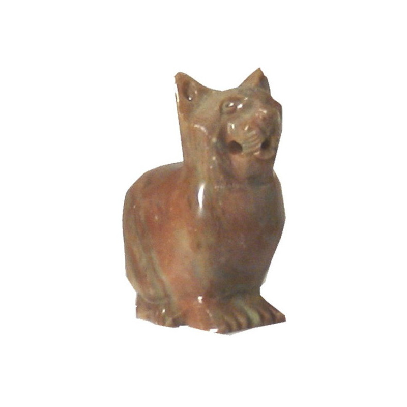 Soapstone cat smooth 15 cm Soapstone cat smooth 15 cm