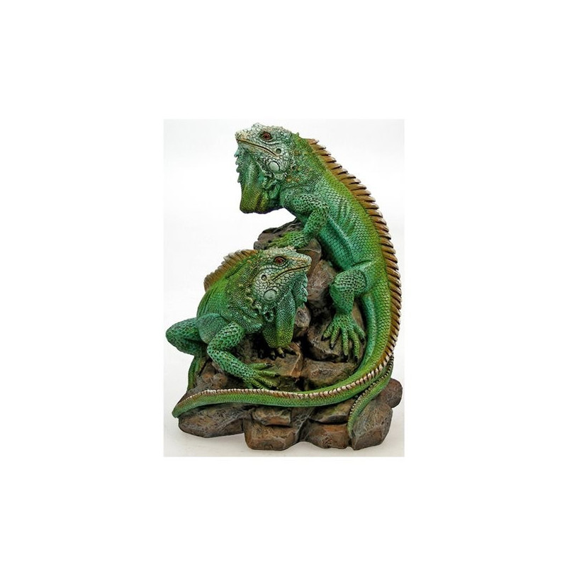 Iguane résine avec élevage Iguane résine avec élevage