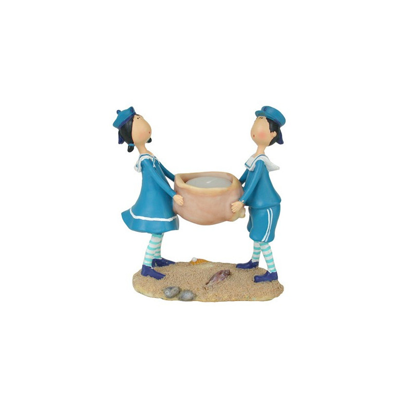 Bougeoir paire marins mod01 14cm Bougeoir paire marins mod01 14cm