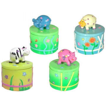 Several animal models 10x8cm resin box