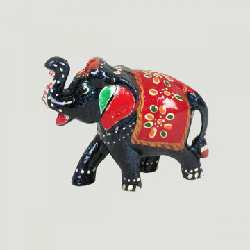 Resin Painted Elephant 7,5cm