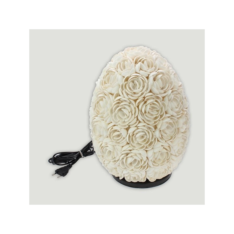 Lampara conchas Huevo. 35x22cm Lampara conchas Huevo. 35x22cm