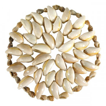 Round coaster Annulus seashells 10cm