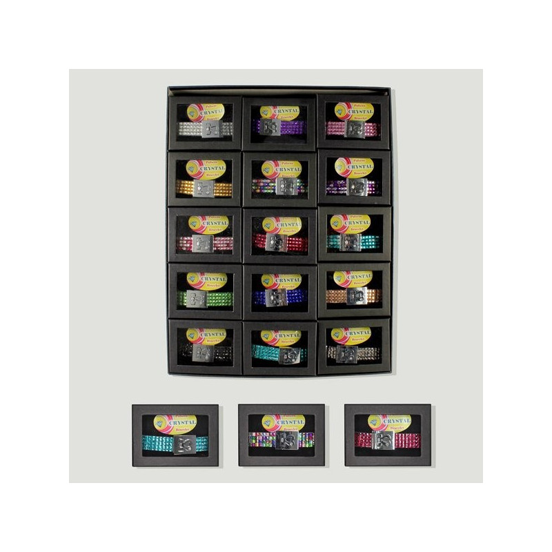 AUSTRIAN CRYSTAL. Pulsera con cristales y cierre c AUSTRIAN CRYSTAL. Pulsera con cristales y cierre c