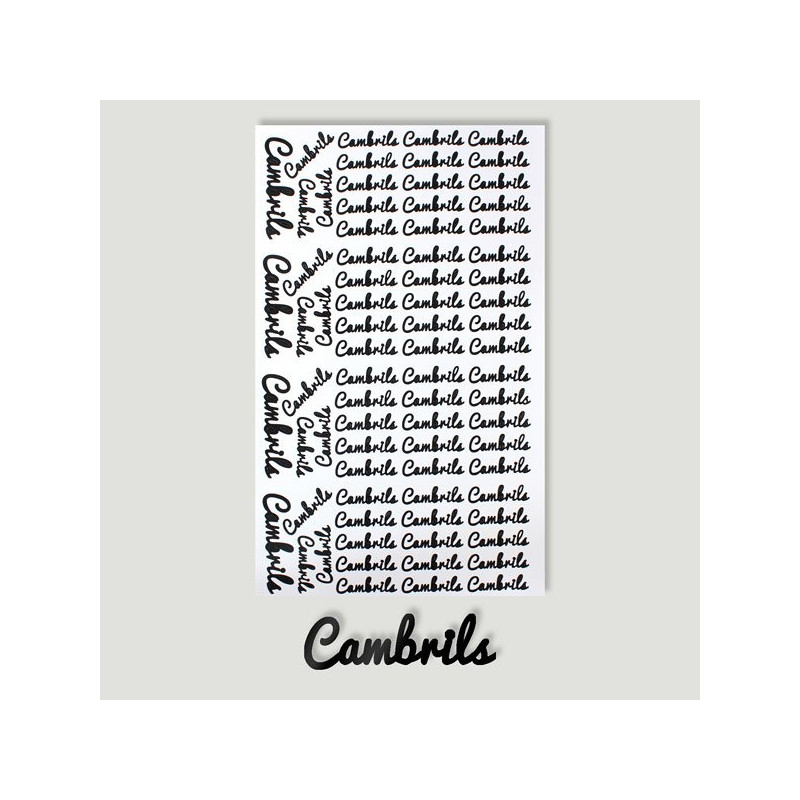 Cataluña, CAMBRILS. Label to personalize product Cataluña, CAMBRILS. Label to personalize product