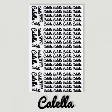 Cataluña, CALELLA. Label to personalize product