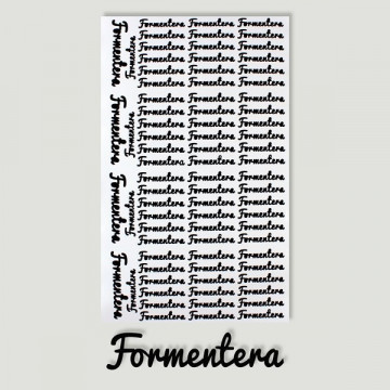 Baleares, FORMENTERA. Label to personalize product