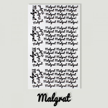 Cataluña, MALGRAT. Label to personalize product