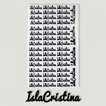 Andalucía, ISLA CRISTINA. Label to personalize product