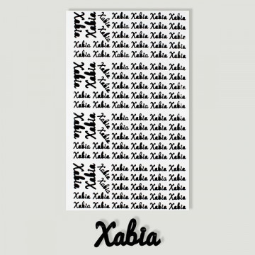 Valencia, XABIA. Label to personalize product