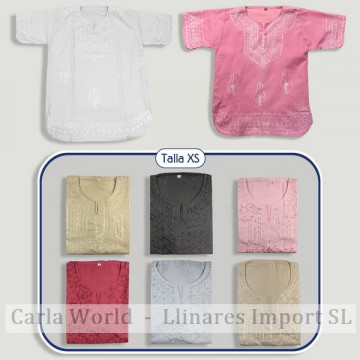 Camisa manga corta varios colores XS