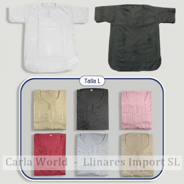 Camisa manga corta varios colores L