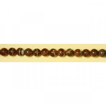 Agate conalina band strip ball 16mm