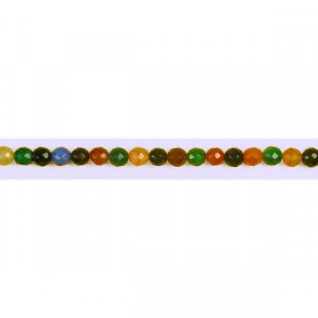 Agate multicolor ball strip fac 12mm