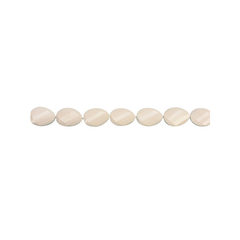 Agate white strip lAgater twist f 30x40mm Agate white strip lAgater twist f 30x40mm