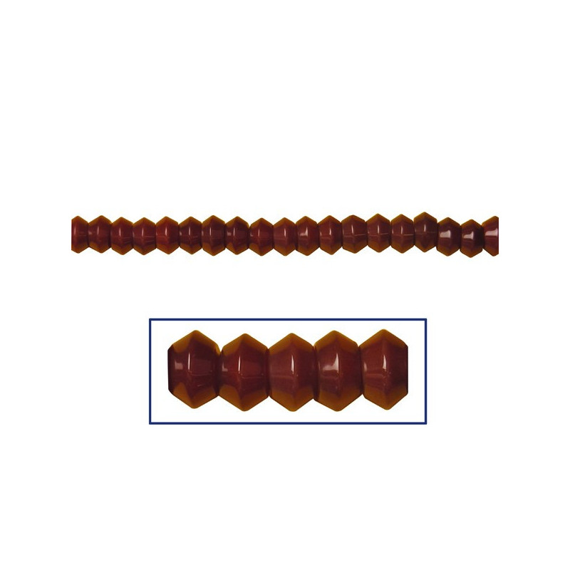 Agate cornaline lanière bouton 16mm Agate cornaline lanière bouton 16mm