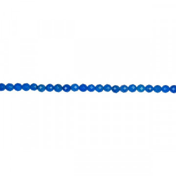 Agate blue strip ball fac 8mm