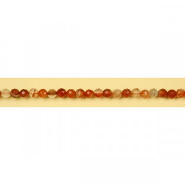 Agate cornelian nat 8mm ball fac fac