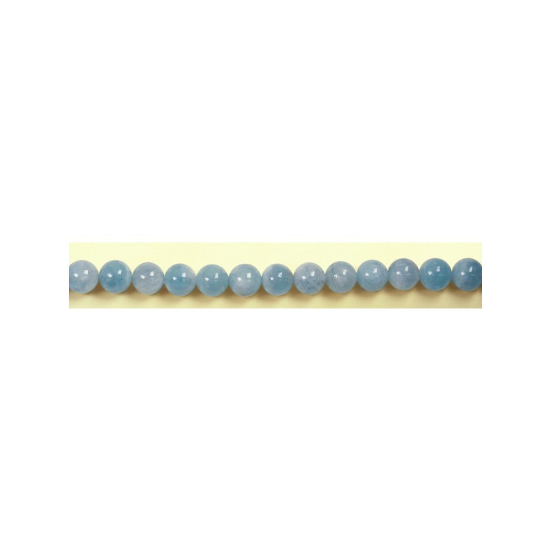 Blue aquamarine strip ball 18mm Blue aquamarine strip ball 18mm