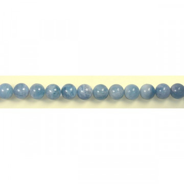 Aquamarine blue strip ball 20mm