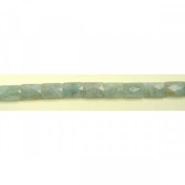 Aquamarine AB rect rect strip fac 13x18mm