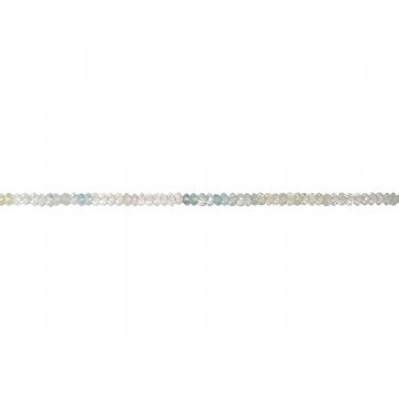 Aquamarine disk strip fac mult 4-5mm