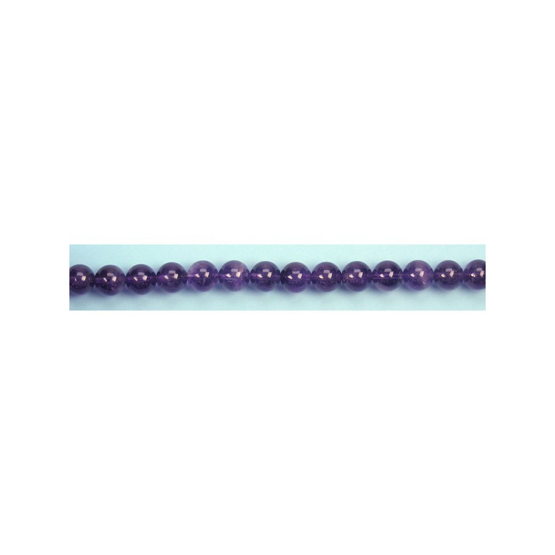 Améthyste lanière boule 14mm Améthyste lanière boule 14mm