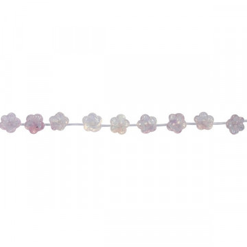 Amethyst strips flower and tube 18x8