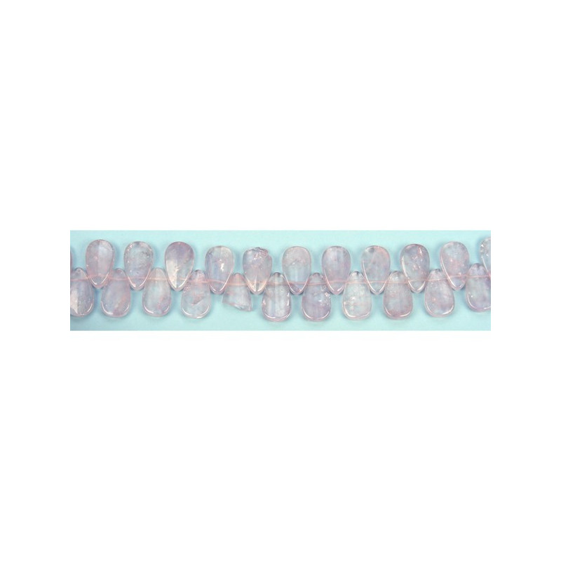 Clear amethyst strip leaf 15x25mm Clear amethyst strip leaf 15x25mm