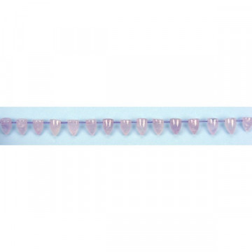 Clear amethyst strip balin 10x14mm