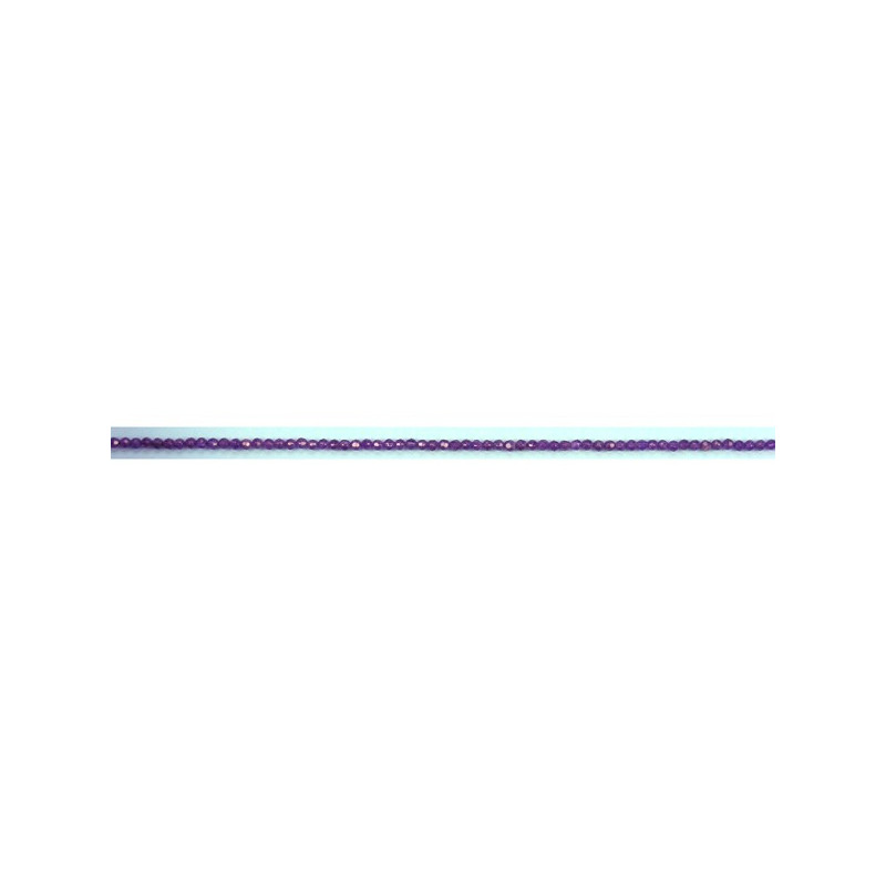 Améthyste lanière boule fac 4mm Améthyste lanière boule fac 4mm