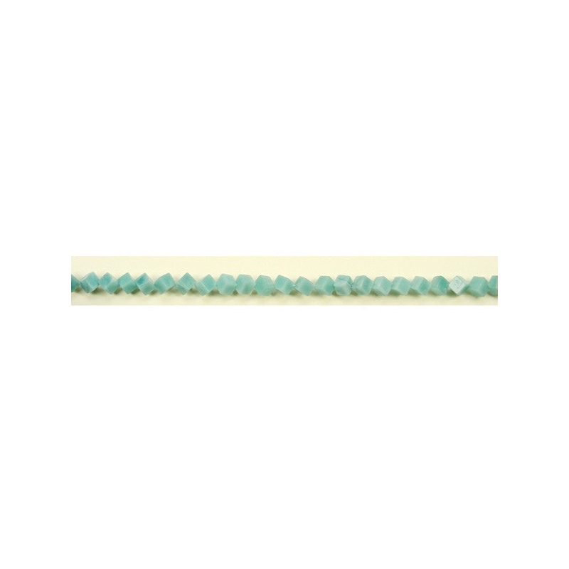 Amazonita Tira Cubo-Losango 8mm Amazonita Tira Cubo-Losango 8mm