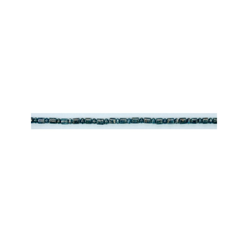 Apatite strips tube and ball 8x5mm Apatite strips tube and ball 8x5mm