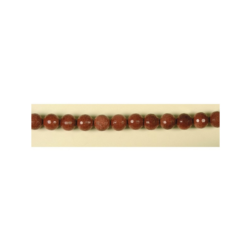 Av oro tira bola facetada 18mm Av oro tira bola facetada 18mm