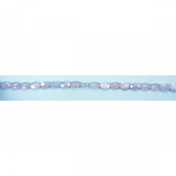 Blue Chalcedony Flat Oval Strip 10x14mm