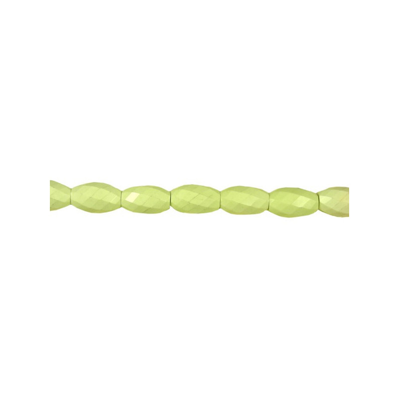 Crisoprasa limon tira barril 25x40mm Crisoprasa limon tira barril 25x40mm