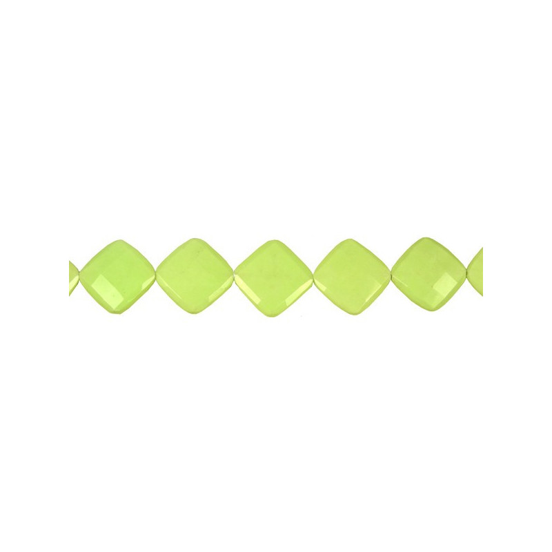 Chrysoprase lemon strips cuad f 40x10mm Chrysoprase lemon strips cuad f 40x10mm